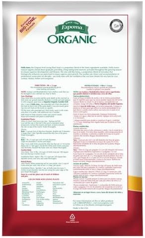 Espoma Organic Holly-Tone 4-3-4 Natural & Organic Evergreen & Azalea Plant Food; 50 lb. Bag; The Original & Best Fertilizer for All Acid Loving Plants Including Rhododendrons & Hydrangeas