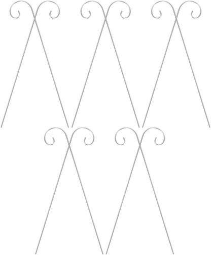 Milisten 10Pcs Heavy Duty Shepherd Hooks for Outdoor Use Portable Plant Label Hangers Simple Installation Garden Markers for Flower Pots and Bonsai for Bird Feeders and Decor