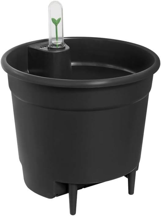 elho Self-Watering Insert 17 - Accessory for Indoor Plant Pots - Ø 17.0 x H 15.8 cm - Black/Living Black