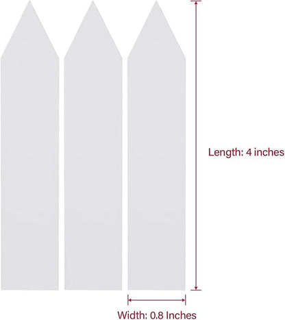 4 Inch Plastic Plant Labels for Seedlings, Flexible Waterproof Plant Tags, Vegetable Gardening Stake Tags for Potted Plants and Outdoor Garden, White, 1000 Pcs