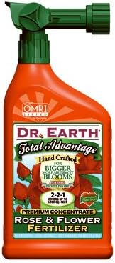 Dr. Earth Total Advantage, 32 OZ, Ready to Spray, Rose & Flower Fertilizer