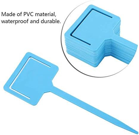 20 Pcs Plant Labels, PVC Gardening Flower Plant Label Identification Tags Garden Stake Tool(02)