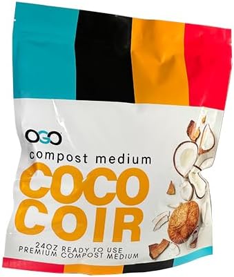OGO™ Coco Coir Compost Medium – Single Pack | Pre-Hydrated Coconut Fiber for Composting Toilets