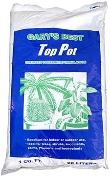 Gary's Best Top Pot Premium Potting Soil - 1 cu ft Bag - Long-Lasting, Nutrient-Rich Mix with Volcanic Pumice & Charcoal for Optimal Plant Growth & Health