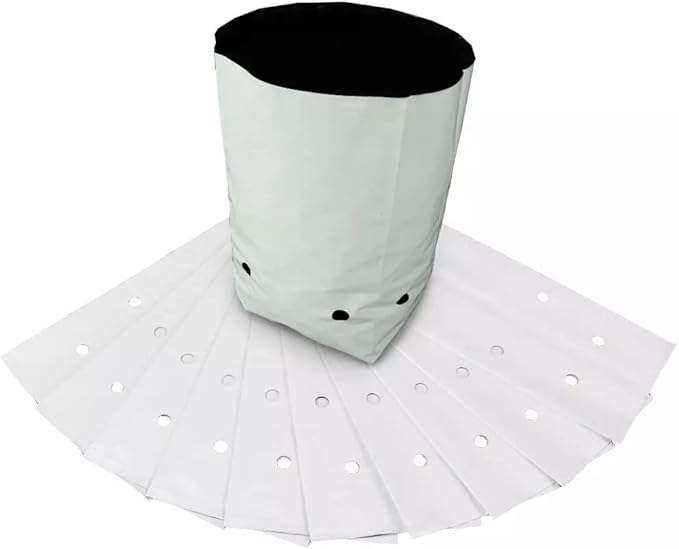 10-Pack HTGSupply 1/2-Gallon Poly Grow Bag Planters (10 Bags)
