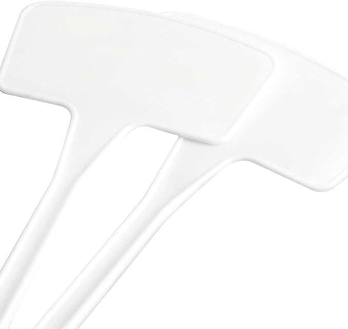 60 PCS 11 Inch Large Plant Labels, Waterproof Plastic Plant Tags, Lengthen T-Type Tags Nursery Garden Labels for Gardens, Greenhouses, Yards
