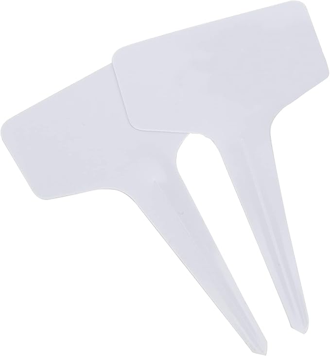 ZOENHOU 800 PCS 2.4 x 3.9 Inch Plastic Plant Tags, T Type Plant Labels, Reusable Garden Labels for Gardening