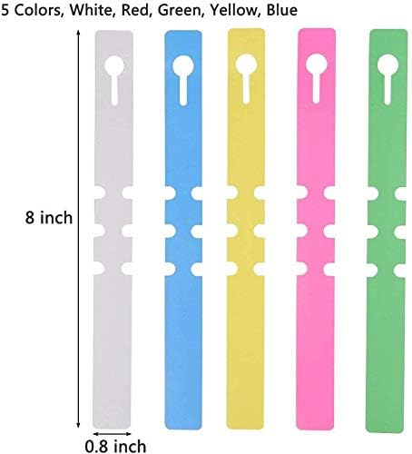 250 Pieces Plant Labels Plant Tree Tags Outdoor Waterproof Plastic Wrap Around Hanging Nursery Garden Gardening Labels Stakes Markers Reusable
