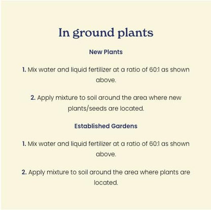 True Organic Liquid All Purpose Plant Food – Organic Fertilizer for Fruits, Flowers, Vegetables, Herbs & Foliage – Indoor & Outdoor Use – 32 fl. oz. – Covers 60 sq. ft.