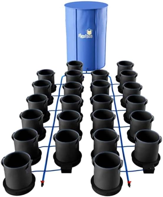 Happy Hydro AutoPot XXL Self Watering Systems, 1-100 Pots (9gal, 24 Pot XXL with Reservoir)