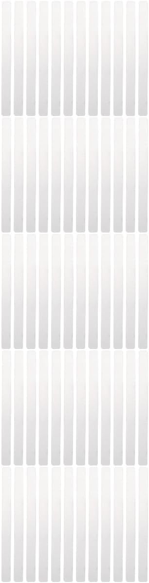 Garneck 5sets Acrylic Plant Label Tags Garden Plant Markers DIY Blank Name Tags Distinguish Labels for Lawn Ornaments 24pcs*5