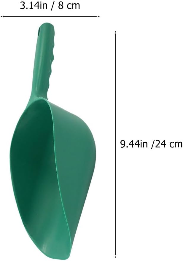 GANAZONO 3pcs Dirt Spoon Mini Pots Spatula Set Mini Plants Potting Soil Scoop Pet Food Shovel Garden Soil Scoop Plastic Garden Planting Balcony Plastic Large