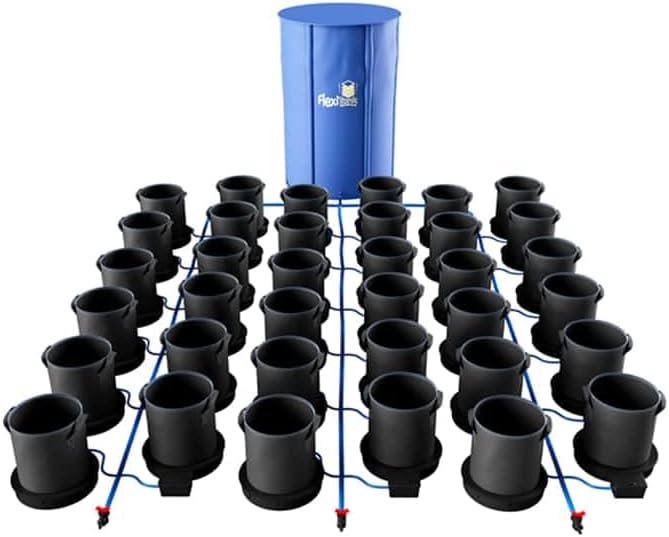 Happy Hydro AutoPot XXL Self Watering Systems, 1-100 Pots (9gal, 36 Pot XXL with Reservoir)