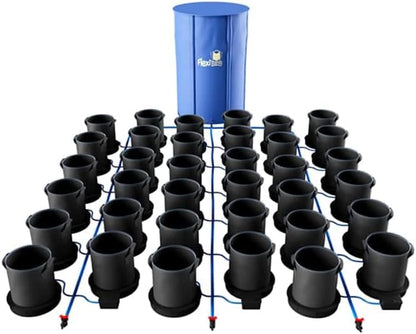 Happy Hydro AutoPot XXL Self Watering Systems, 1-100 Pots (9gal, 36 Pot XXL with Reservoir)