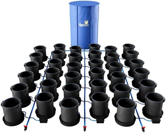 Happy Hydro AutoPot XXL Self Watering Systems, 1-100 Pots (9gal, 36 Pot XXL with Reservoir)