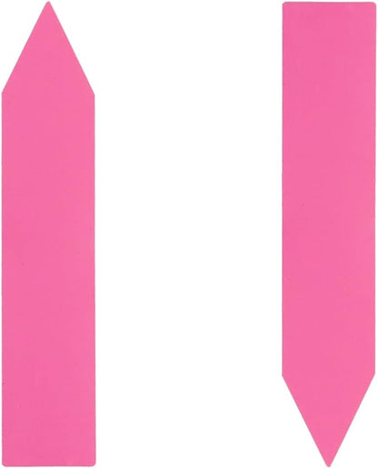 200 Pcs 4" Plant Labels Plastic Garden Signs Plant Marker Garden Markers for Outdoor Plants Name Sign, Pink