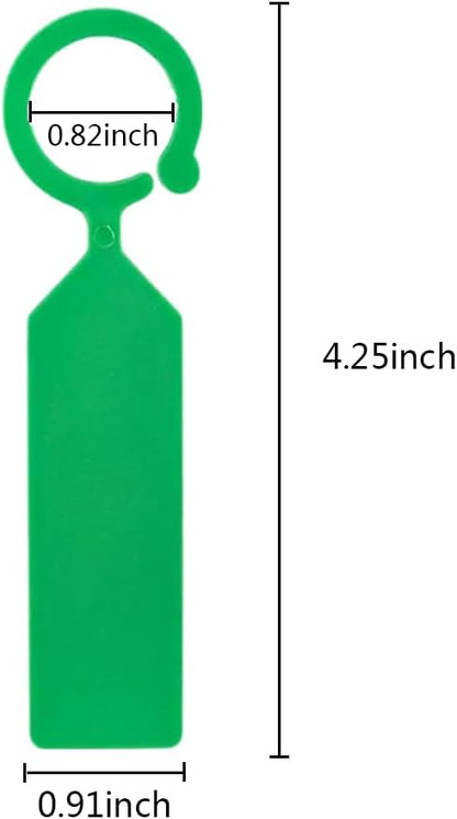 90 Pcs Plastic Garden Hanging Plant Tags Plant Markers, Flower Label/Plant Tree Tag s Plant Name/Nursery Gardening Decoration Hanging Tag s (Green)