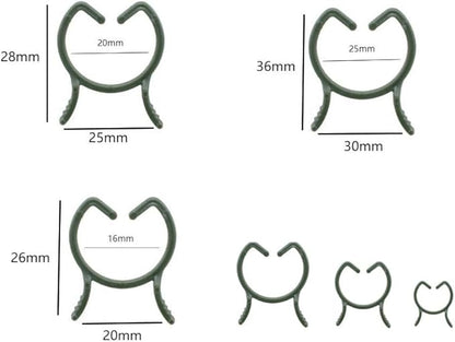2026 Upgraded Plant Support Clips, Orchid Clips Plant Clip for Climbing Plants, Reusable Trellis Garden Clip for Tomatoes Cucumbers Grapes Vegetables Flower Vines Grow Upright (100, L)