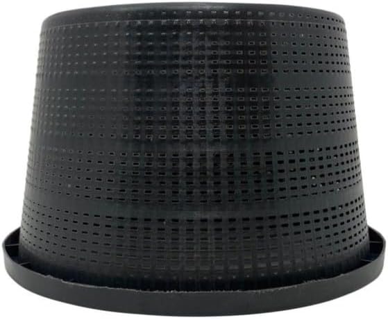 Chalily 7.5" Round Mesh Aquatic Plant Pot Great for Water Lilies, Lotus, and Other Pond Plants Round Plastic Planter for Outdoor Ponds Terrific for Aquatic Soil Plant Basket