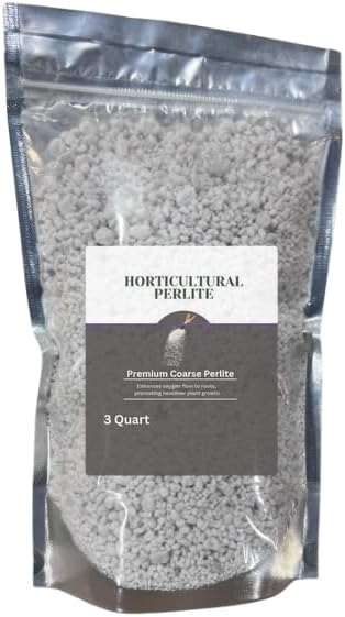 Perlite for Gardening - 3 Quart Size, Perfect for Seed Starting and Plant Growth