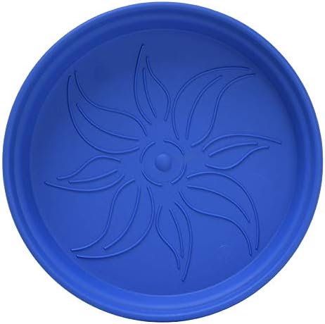 Mintra Home Garden Pots 4pk - Flowers, Herbs, Plants, Indoor, Outdoor, Colorful, Wholesale, Bulk (Blue, 11cm Diameter (4.3in))