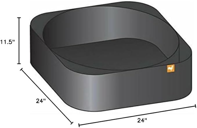 2 ft X 2 ft Victory 8 EZ-GRO Small Square Fabric Raised Bed Garden Green Gardening Raised Bed, AeroFlow Fabric NO Assembly