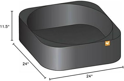 2 ft X 2 ft Victory 8 EZ-GRO Small Square Fabric Raised Bed Garden Green Gardening Raised Bed, AeroFlow Fabric NO Assembly