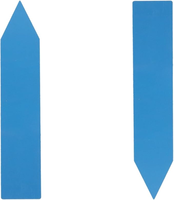 200 Pcs 4" Plant Tags and Labels Plastic Garden Labels Stakes for Seedlings Vegetable Garden, Blue
