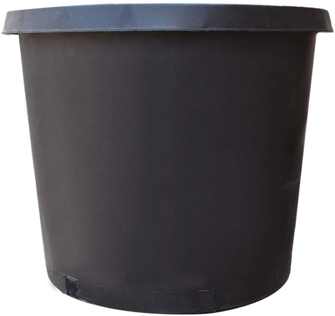 Nursery Pot 15 Gallon 1 Gal 2 Gal 3 Gal 5 Gal 7 Gal 10 Gal 15 Gal Nursery Container Injection Molded Pot for Plants Soil Growers or Hydroponics (10,15 Gallon)