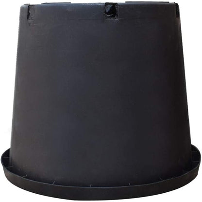 Nursery Pot 15 Gallon 1 Gal 2 Gal 3 Gal 5 Gal 7 Gal 10 Gal 15 Gal Nursery Container Injection Molded Pot for Plants Soil Growers or Hydroponics (10,15 Gallon)