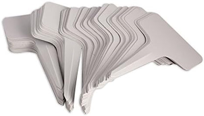 KINGLAKE 500 PCS 6 x10cm Plastic Waterproof Plant Nursery Garden Labels T-Type Tags Markers Plant Stakes Re-Usable Plant Tags (Box of 500)