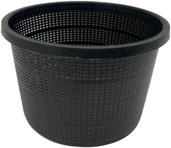 Chalily 7.5" Round Mesh Aquatic Plant Pot Great for Water Lilies, Lotus, and Other Pond Plants Round Plastic Planter for Outdoor Ponds Terrific for Aquatic Soil Plant Basket