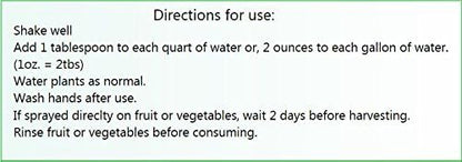 Super Compost Tea_P (32 oz - 1 Quart, in Two 16 oz Bottles) Natural and Organic for Plant Food, Nutrient, Fertilizer and Growth Efficiency.
