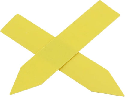 200 Pcs 4" Plant Tags Seed Plastic Plant Name Tags Garden Labels Markers for Outdoor Indoor Garden, Yellow