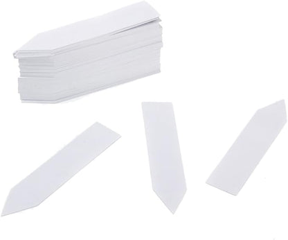 KINGLAKE 1000 Pcs 4 Inch Plant Tags Garden Nursery Labels Plastic Pot Labels White,Box of 1000