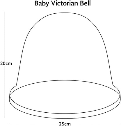 Tierra Garden 50-1110 Haxnicks Victorian Bell Plant Protector, Baby, 3-Pack