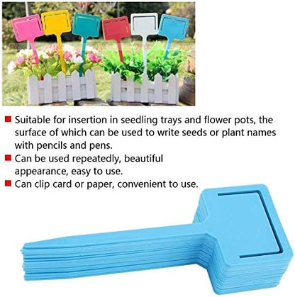 20 Pcs Plant Labels, PVC Gardening Flower Plant Label Identification Tags Garden Stake Tool(02)