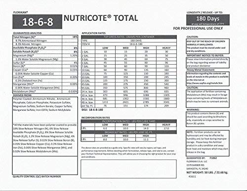 Nutricote 18-6-8 Slow-Release Orchid Fertilizer 15 oz – 180-Day All-Purpose