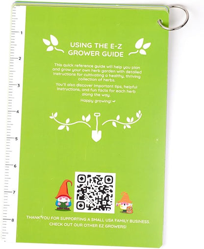 EZ Grower Garden Planner | Tips & Tricks | Gardening Zones for USA | Perfect for Beginners | Made in USA (Herb Edition)