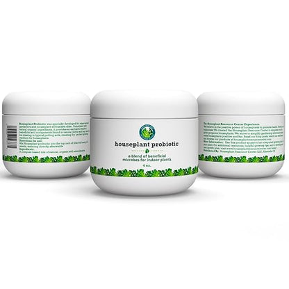 Houseplant Soil Conditioner & Probiotic – Organic Growth Booster (1-1-4) for Rejuvenating Tired Plants | Improves Soil Structure & Nutrient Availability for Stronger Roots & Fuller Leaves | 4 oz