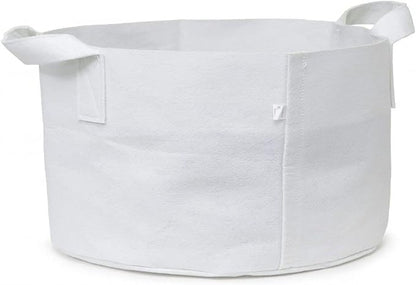 247Garden 2-Pack 80-Gallon Aeration Fabric Pot/Plant Grow Bag/Raised Garden Bed w/Handles (300GSM, White, 18H x 36.5D)