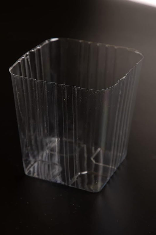 Clear Plastic Liners for Wood Boxes (4”x 4.75”) l Inserts for Planters (Sell in Pack of 12) (to fit Square 5" Planter) (L050505)