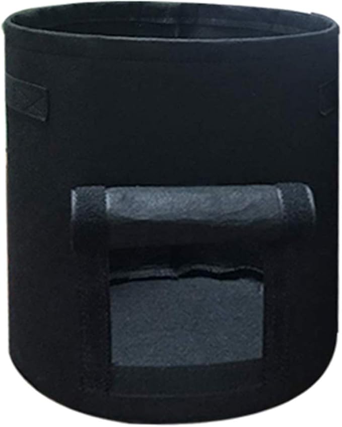 CANDeal 3pcs of Planter Grow Bags Potatoes Pot Carrot Tub Vegetable Cultivation with Underside Flap Access 4 Gallon Color Assorted
