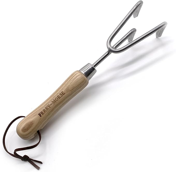 Ferry Morse Hand Cultivator - Premium Garden Tool for Digging, Aerating, Weeding