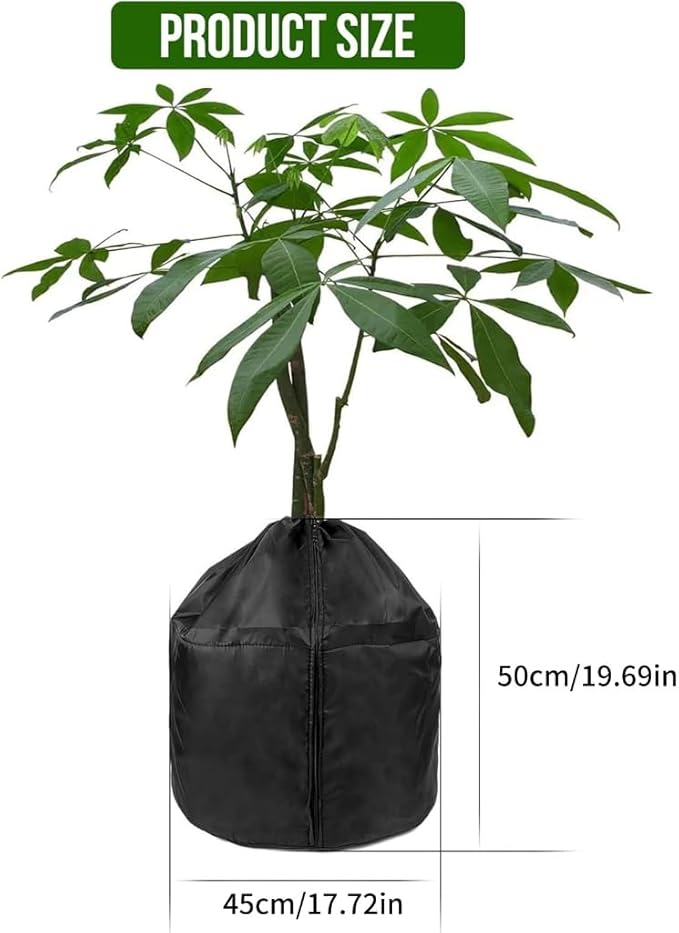 Insulation Planter Covers for Winter Functional Insulation Covers for Plant Pots Winter Care for Topiaries and Bushes Oxford Fabric Plant Cover