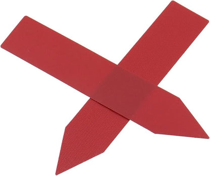 200 Pcs 4 Inch Plant Stakes for Outdoor Plants Plastic Plant Labels Tags Garden Markers for Seedling Gardening Tag, Red