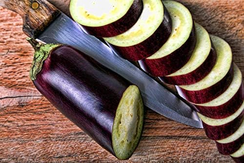 Seeds Vegetable Black Eggplant Long Pop - 30 Seeds