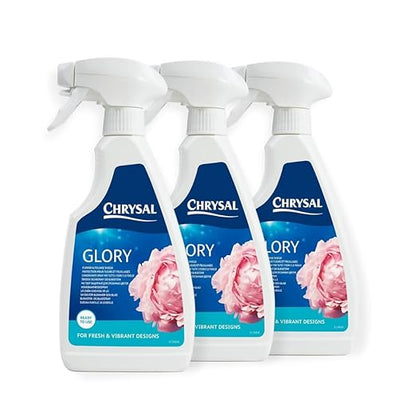 Chrysal Glory Flower and Foliage Finish — Floral Supplies for Fresh Flowers — Spray for Fresh Cut Flower Arrangements — Cut Flower Preservative Spray — Ideal Florist Supplies (3 Pack)