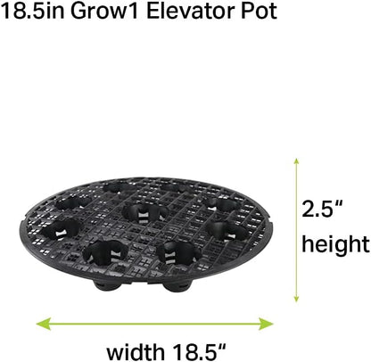 Grow1 18.5-Inch Pot Elevators for Plants (1-Piece)