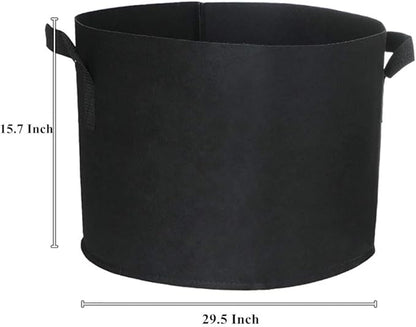50 Gallon Grow Bags/Aeration Fabric Pots with Handles, Plant Grow Bag Aeration Fabric Pots with Handles Plant Container for Garden Planting